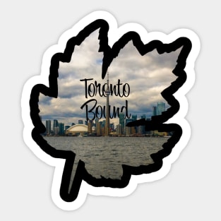 Toronto Bound Maple Leaf Sticker